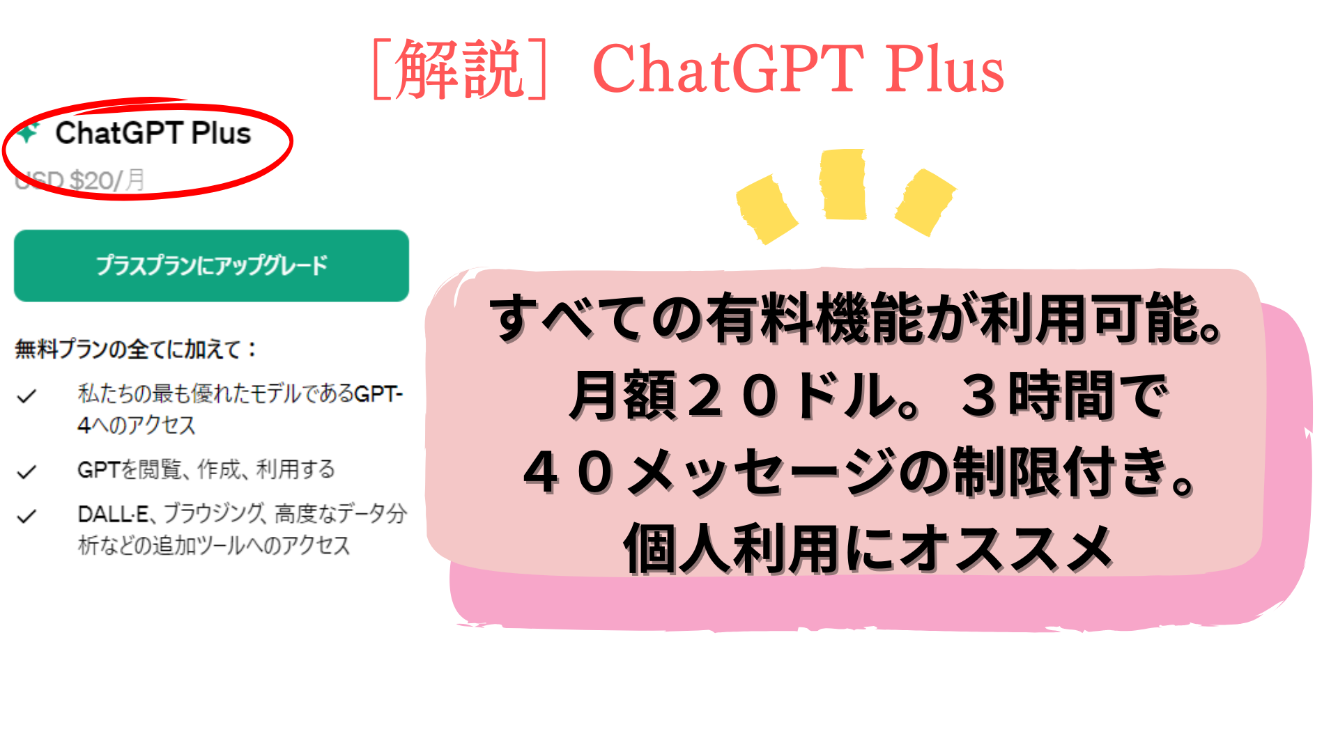ChatGPTを無料で使う方法4